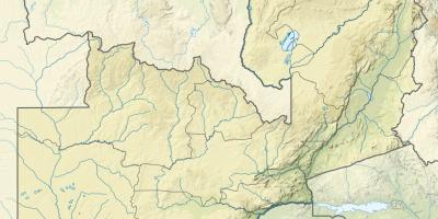خريطة نهر زامبيا 