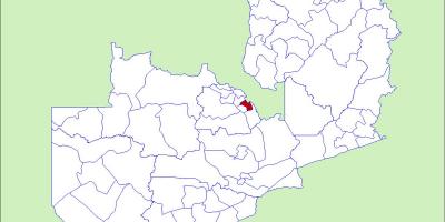 خريطة ندولا بزامبيا